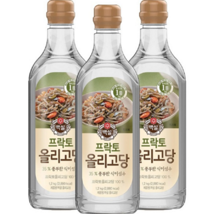 백설 프락토 올리고당 1.2kg x 3 양념장 오일