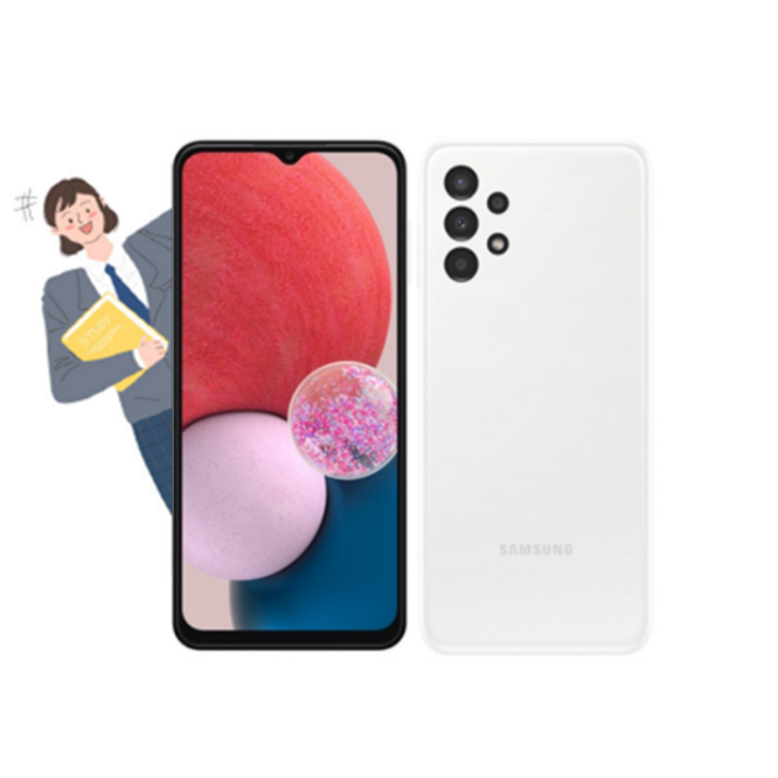 삼성 A13 64GB 공신폰 a135 학생폰 공부폰 키즈 수험생 우등생폰 인터넷자체불가, 화이트, 32GB