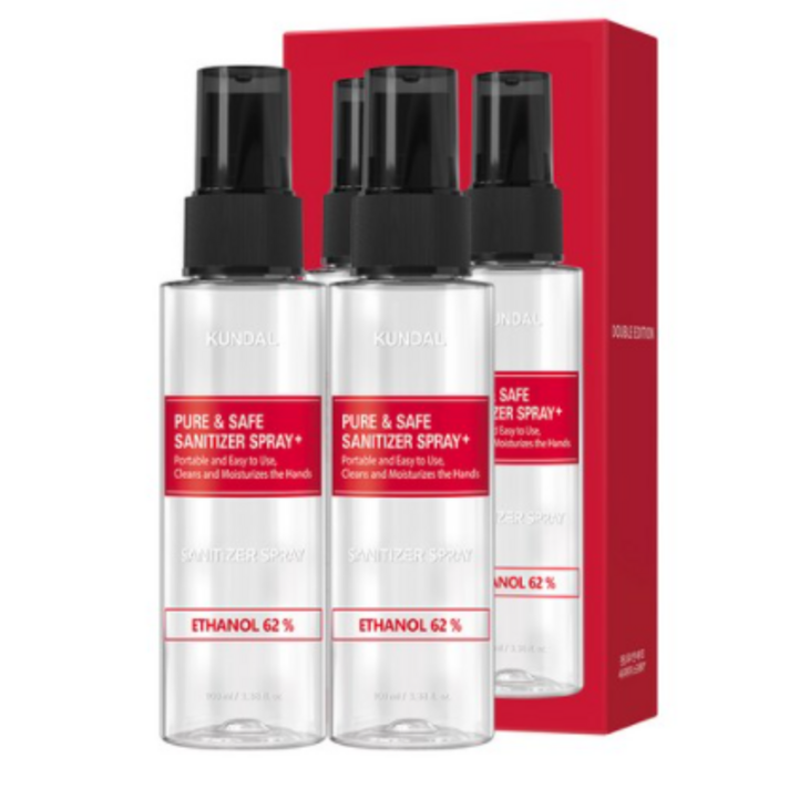 쿤달 퓨어 앤 세이프 핸드 새니타이저 미스트, 100ml, 2개