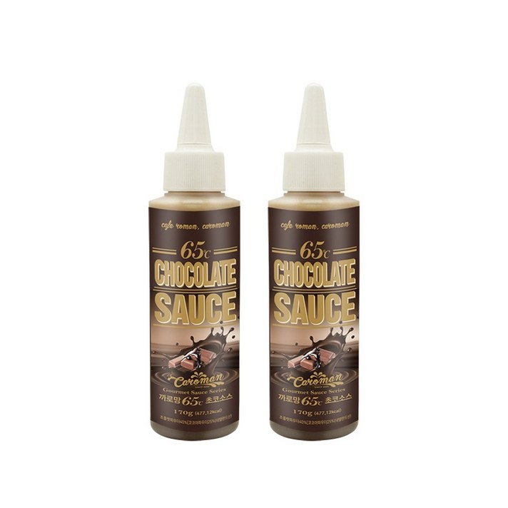 까로망 다크 초콜릿 토핑소스 170g, 2개