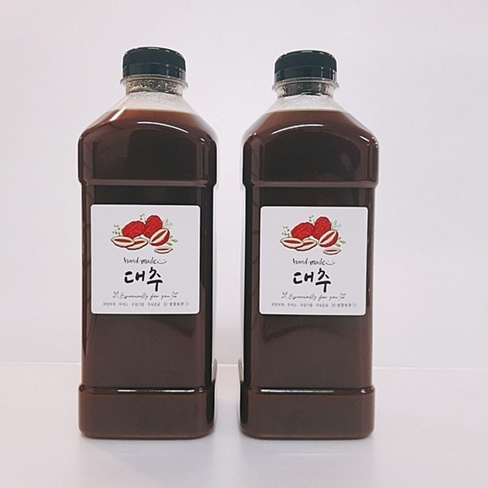 다빈수제청 전통대추차 카페대추차 진한대추즙, 2개, 970ml