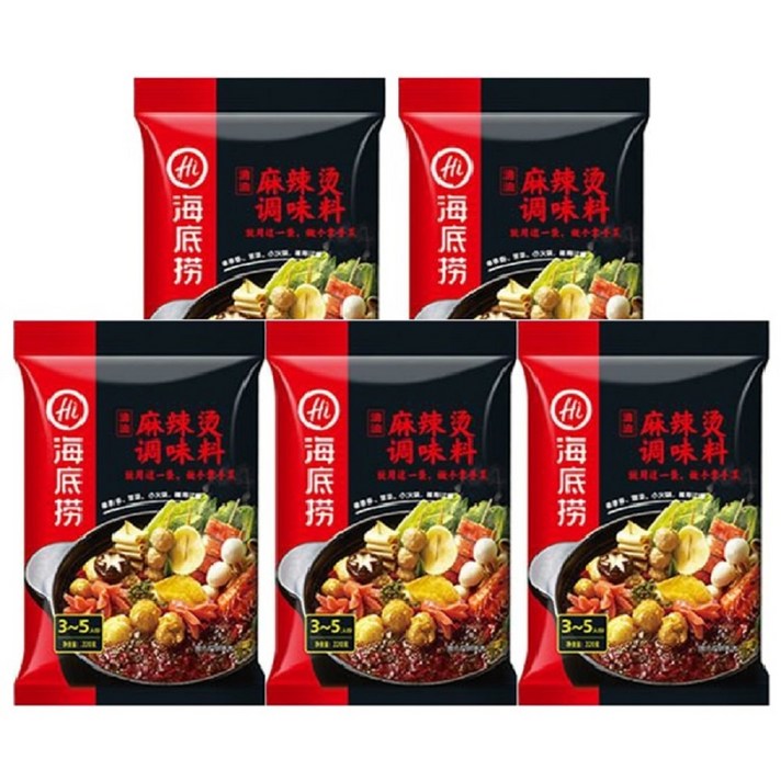 하이디라오 청유 마라탕저료 소스, 220g, 5개