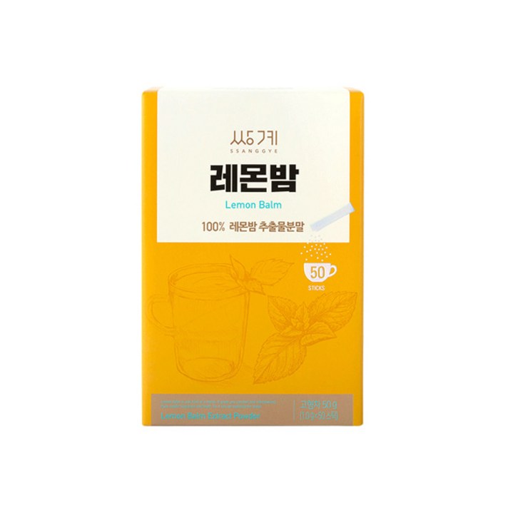 쌍계명차 레몬밤 추출분말, 1g, 50개