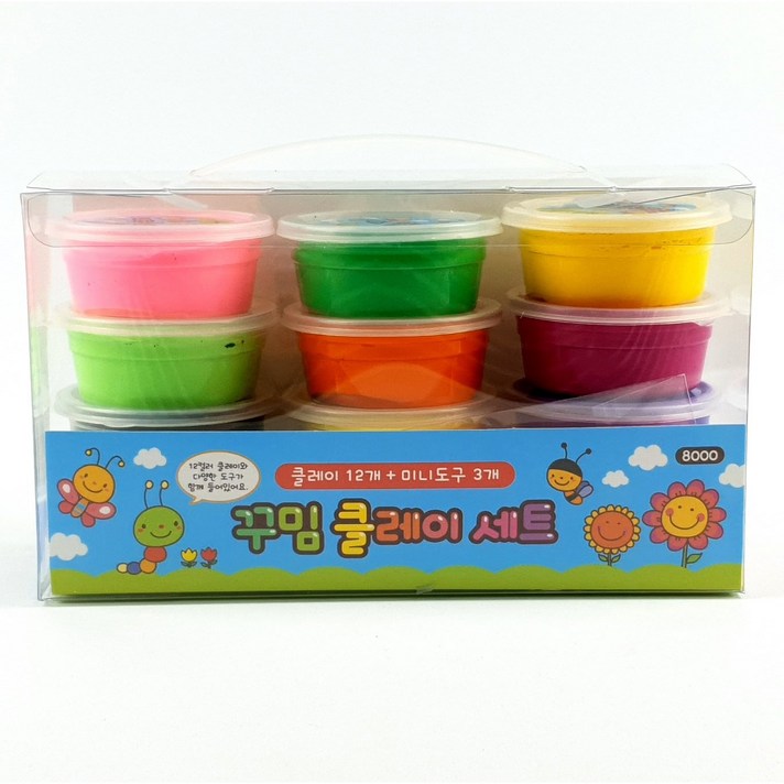 꾸밈 클레이 세트 12색, 본상품선택