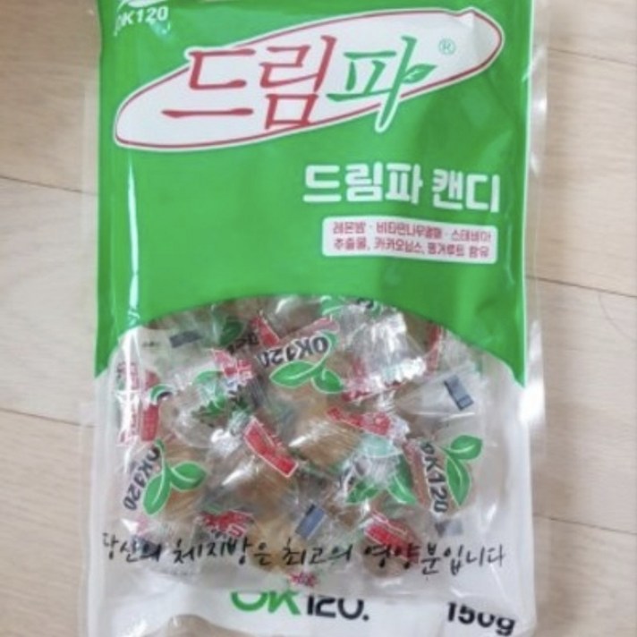 드림파캔디 150g x3봉 건강다이어트 리뉴얼신제품 레몬밤 스테비아 카카오닙스 핑거루트함유캔디, 3, 150/3봉