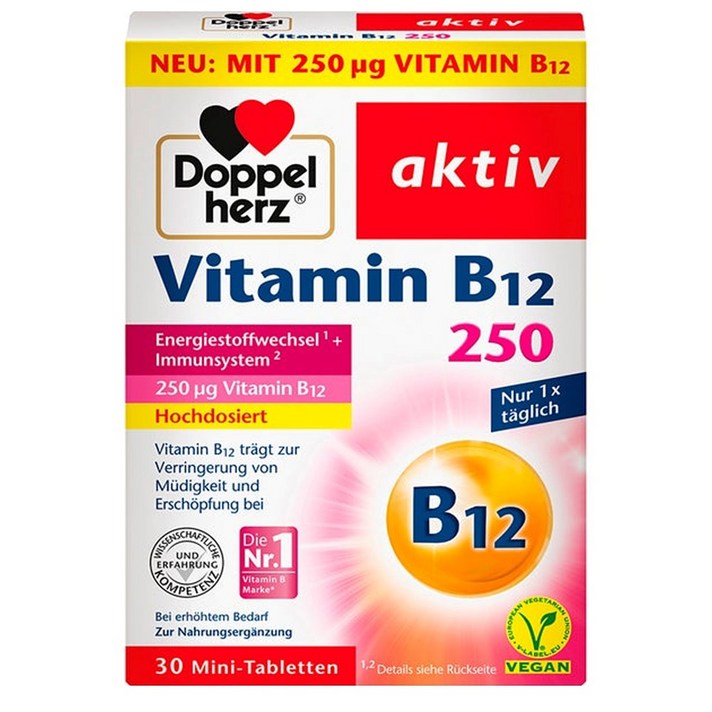 더블하트 액티브 비타민 B12 미니 30정x3팩
