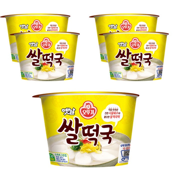 오뚜기 쌀떡국, 172.2g, 5개