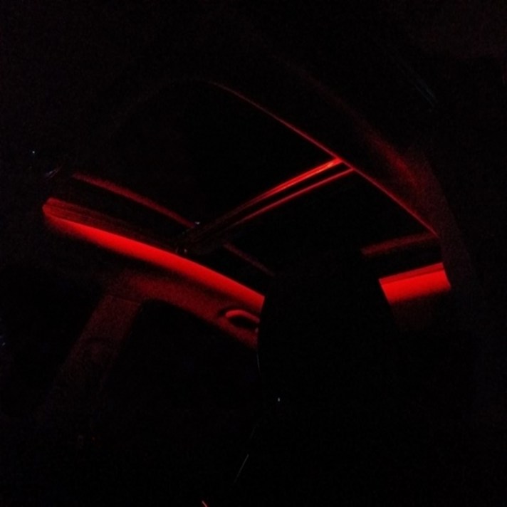 RGB 자동차 파노라마 썬루프 무드등 LED 무선리모컨, 썬루프 LED 풀세트