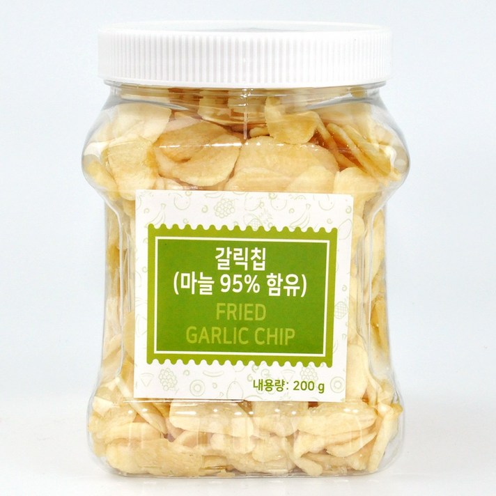 해핑몰 맛있게 튀긴 갈릭칩 200g 갈릭후레이크 마늘튀김 갈릭치킨, 1개