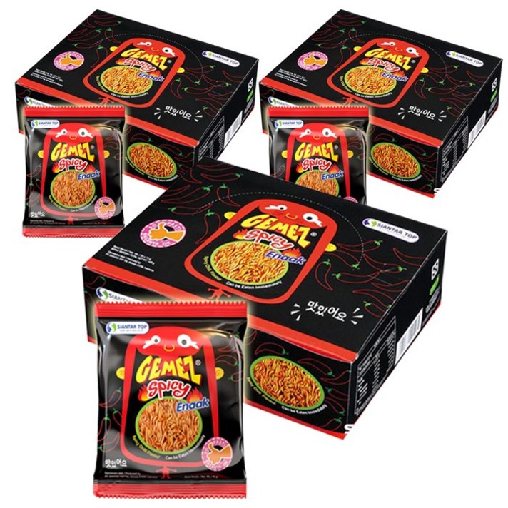 게메즈 에낙 스파이시 라면과자, 14g, 90개입