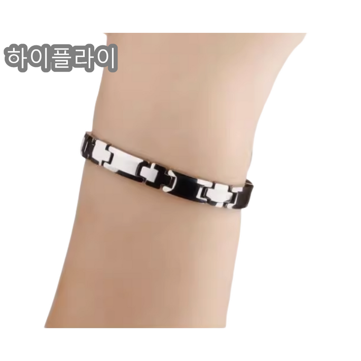남녀 텅스텐 스틸 정전기 방지 자석 건강 팔찌