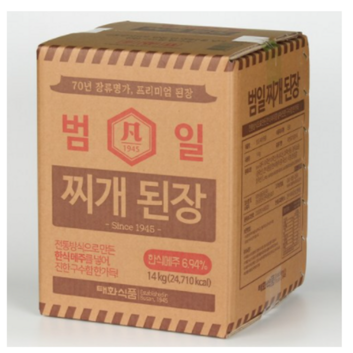 범일 찌개 된장, 14kg, 1개