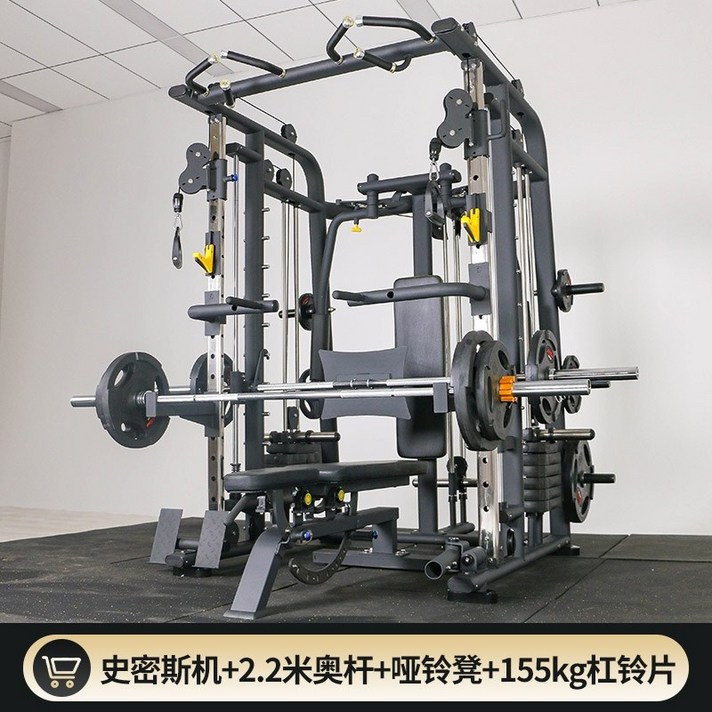 스미스 머신 smith machine 종합 훈련 장치 다기능 갠트리 가정용 조류 장비, 가성비 좋은 모델-완전 세트여름 신상품