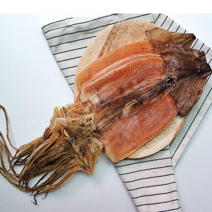 신통씨푸드 국내산 동해안 마른 건오징어 왕특대 10미 1kg+와사마요소스 증정