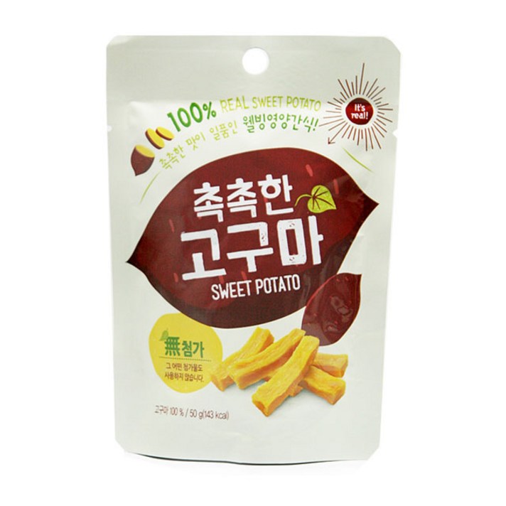 오성 촉촉한 고구마말랭이, 50g, 50개입
