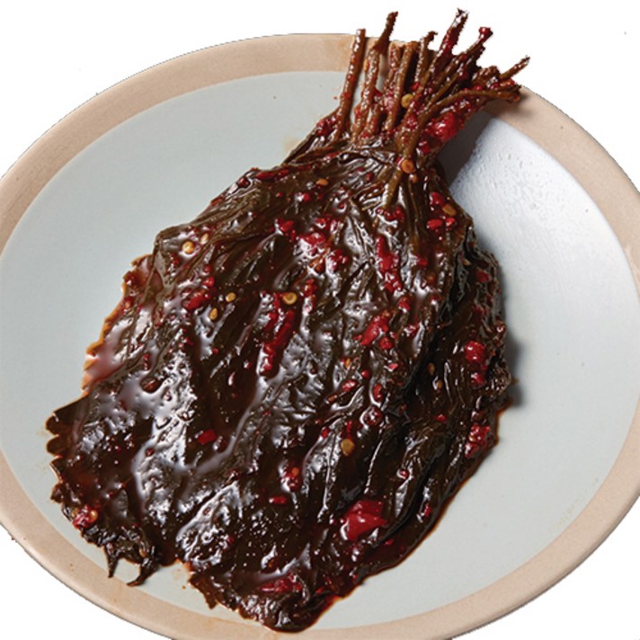 올바른 양념깻잎 깻잎무침 깻잎장아찌, 400g