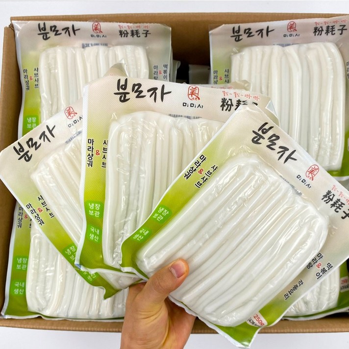 업소용 분모자 25팩 국내생산 중국당면 떡당면 배떡 분모자 떡볶이 훠궈 마라탕 당면 미미사, 250g, 25개
