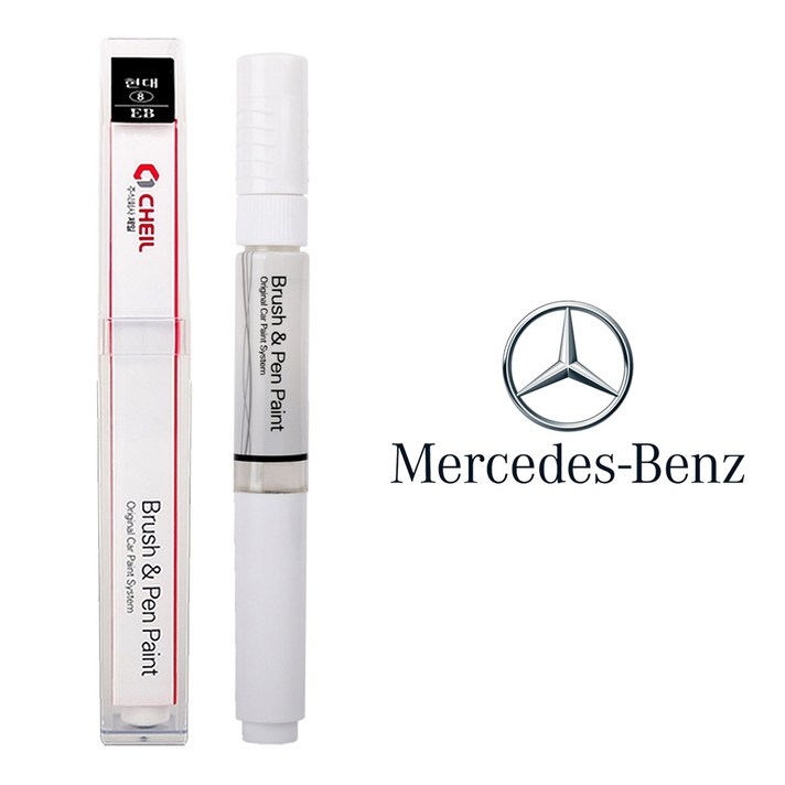 제일 벤츠 자동차 카페인트 차량용 붓펜 도색, BENZ-775(4)-이리듐실버, 1개