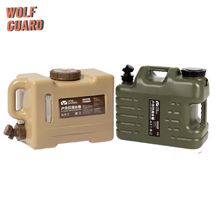 울프가드 캠핑 워터저그 밀리터리 물탱크 물주머니 10.5L 13L 18.5L 22L, 카멜(13L), 1개