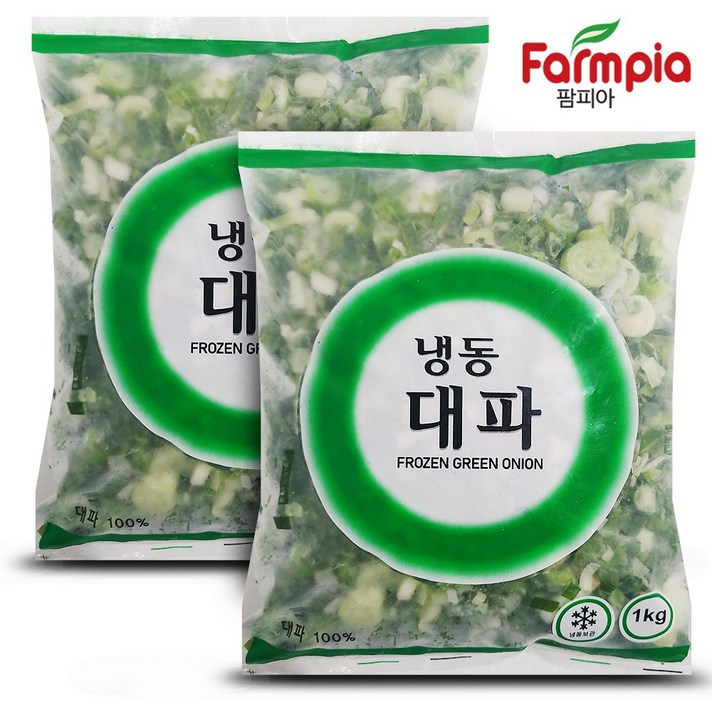 팜피아 냉동 대파 1kg+1kg 총2kg
