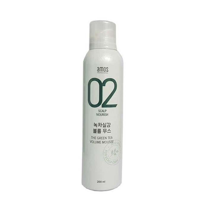 아모스프로페셔널 녹차실감 볼륨 무스, 200ml, 1개