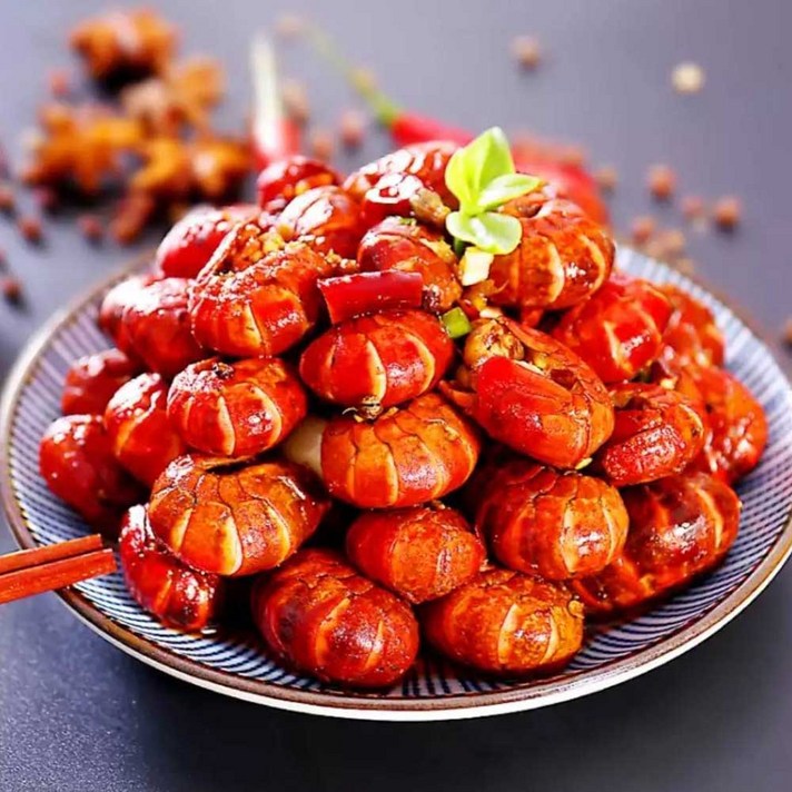 (배터짐) 마라 민물가재 가재꼬리1kg 크레이피쉬 마라룽샤 찐새우(삥샤) 룽샤웨이 마라탕 훠궈 마라샹궈, 자숙가재꼬리 1kg