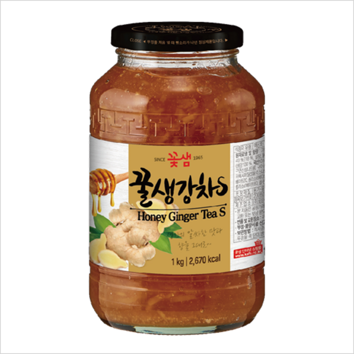 꽃샘식품 꿀생강차 S, 1kg, 1개