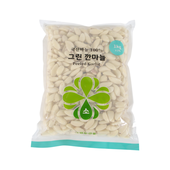 그린농산물 국내산 깐마늘, 1봉, 1kg (소)