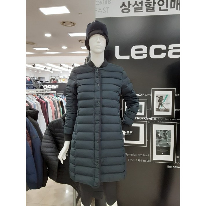 르까프 역시즌 경량 생활속 경량롱덕다운 패딩 자켓1218JD475