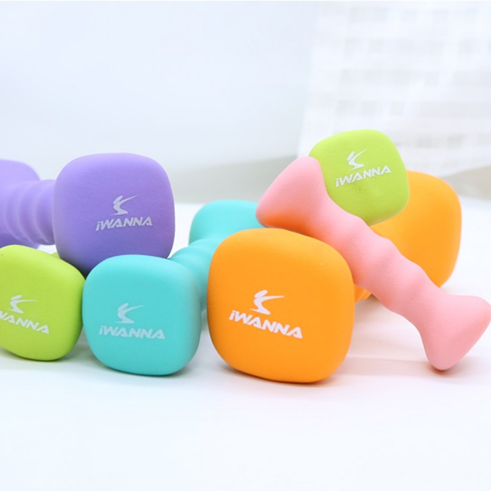 네오프렌 컬러 아령 0.5kg부터 10kg까지 미용 다이어트, 0.5kg, 1개