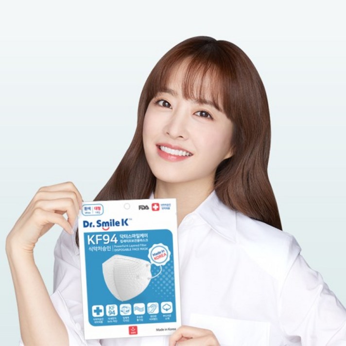 닥터스마일 K KF94 박보영마스크 킵세이프, M