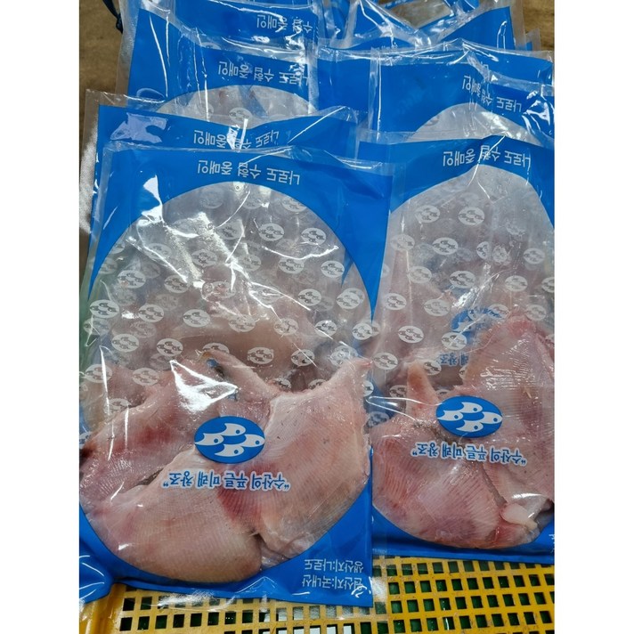 홍지야 간재미 회무침용 1팩 고흥국내산 간재미 찜 탕 날개부분 550g, 고흥간재미(냉동)550g내외, 1개