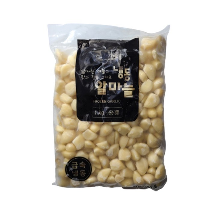 농우 냉동 알마늘 1kg, 단품