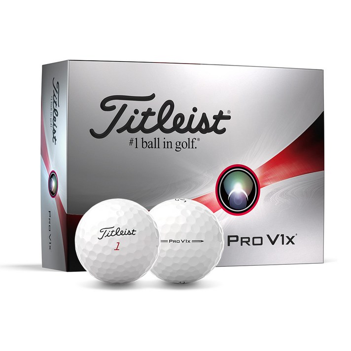 타이틀리스트 2023 Pro V1 골프볼, 화이트, 12개입, 1개