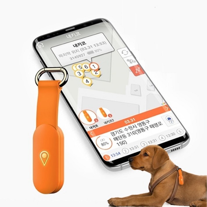 키코 GPS 위치알림이, 혼합 색상, 1개