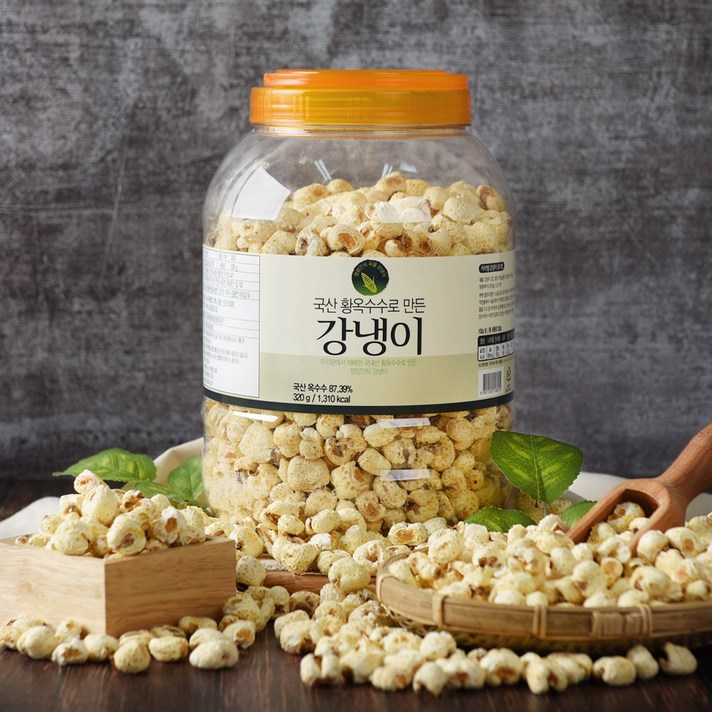 두보식품 황옥수수 강냉이320g (국내산100%)|, 1개