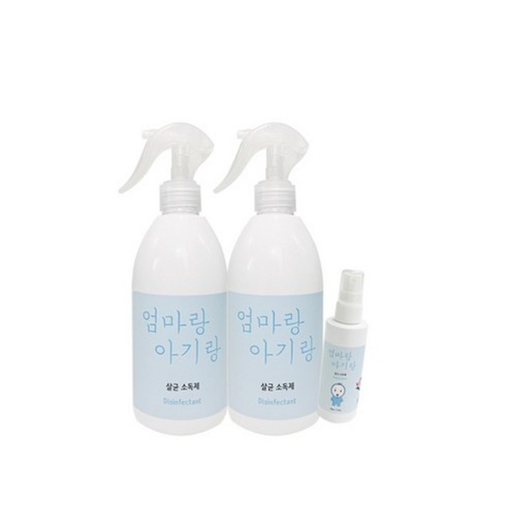 엄마랑아기랑 유아용 살균 소독제 500ml 2p + 70ml, 5세트
