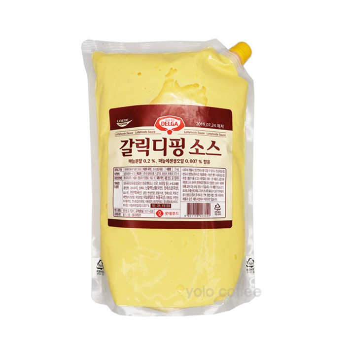 롯데 델가 갈릭디핑소스 2kg, 1개