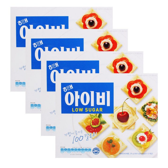 해태제과 아이비, 270g, 4개입