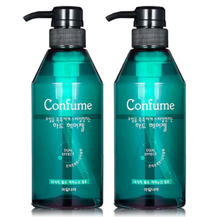 과일나라 컨퓸 하드 헤어젤, 400ml, 2개