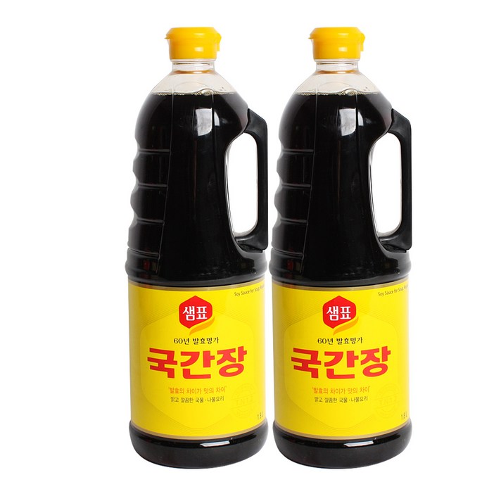 샘표 국간장, 1.8L, 2개