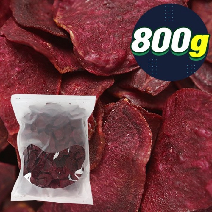 (대용량간식) 웰빙코리아 자색고구마 800g /스낵/쿠키, 자색고구마스낵