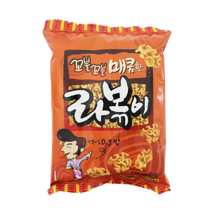 (싱싱) 꼬불꼬불 매콤한 라볶이 50g (1박스-40개), 1박스