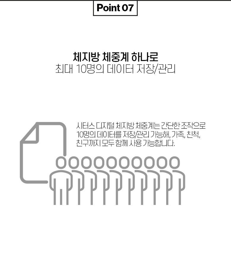 쿠팡 브랜드 - 시터스 디지털 체지방 체중계, QCB-N1BF, 화이트