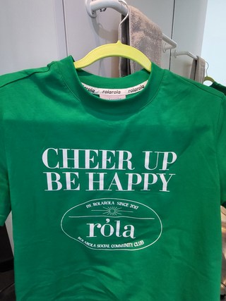 rolarola 女款CHEER UP BE HAPPYT恤- | 酷澎