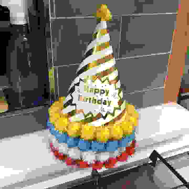 파티쇼 O스트라이프생일고깔모자 리뷰 후기