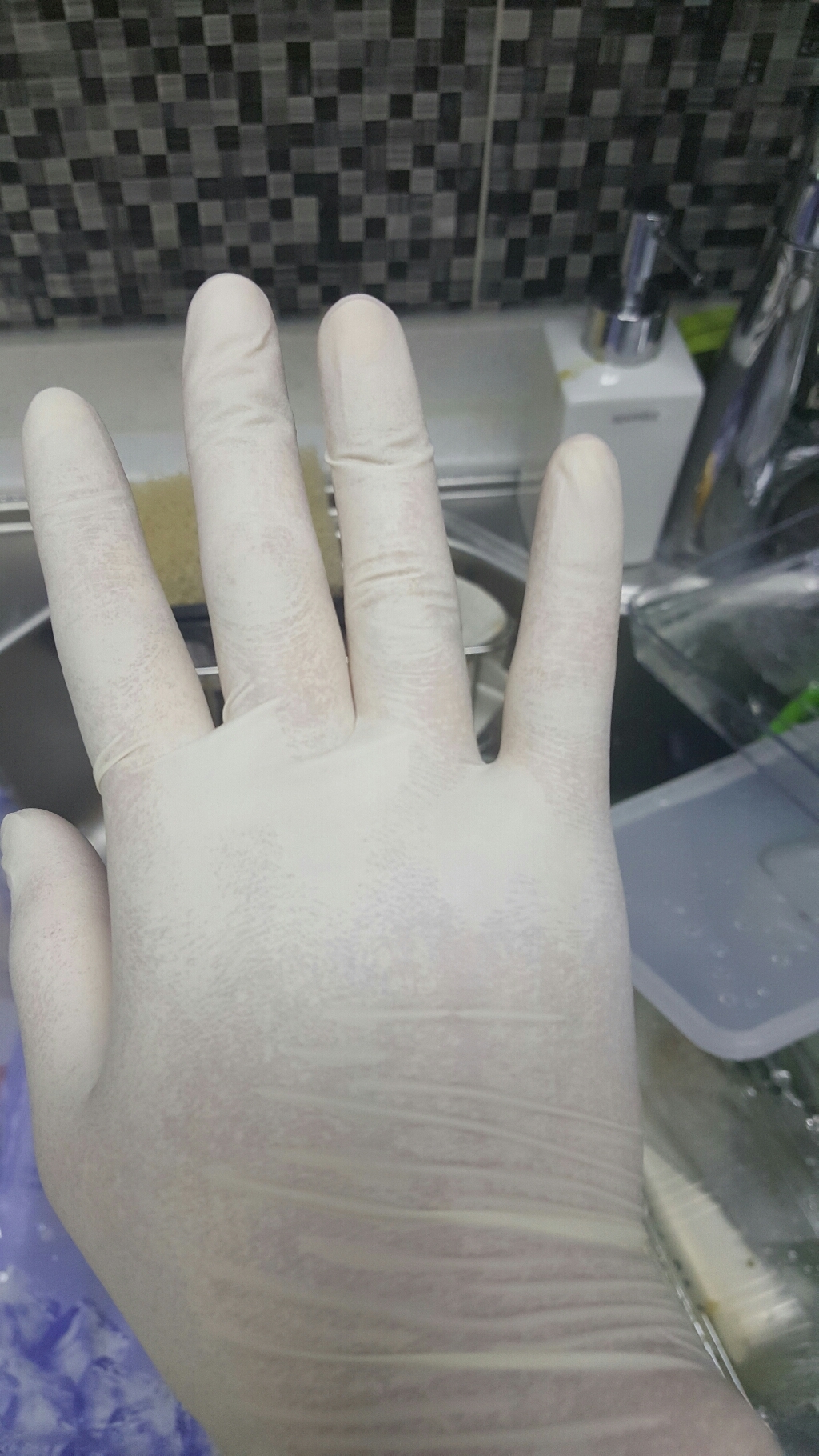슈퍼케어 라텍스 위생장갑 XS