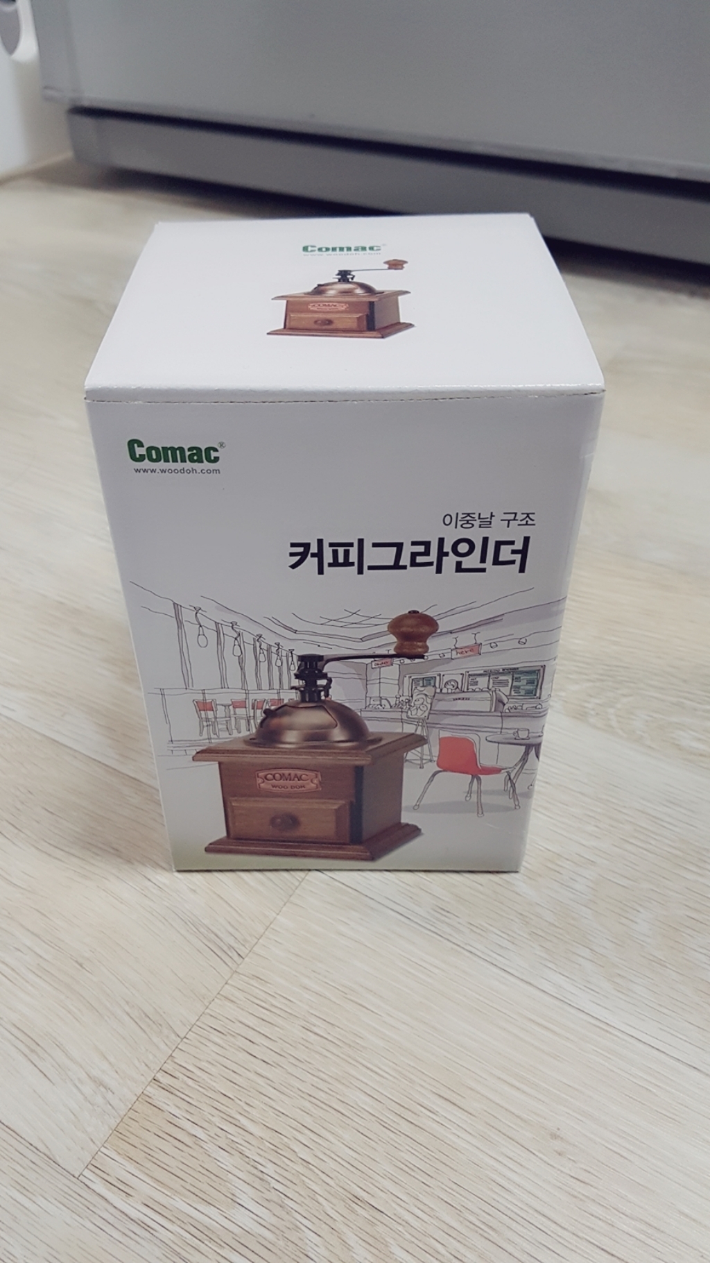 코맥 엔틱 이중날 핸드 커피그라인더 소 2