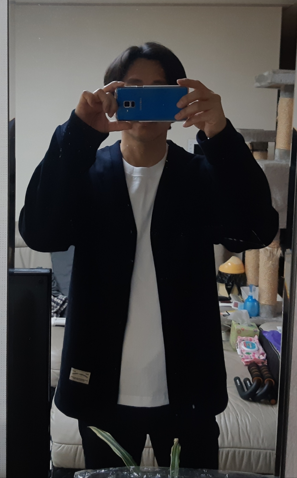 플레이마틴 남성용 피치 오버핏 코튼 가디건 리뷰 후기