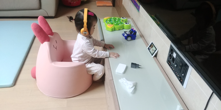 버디폰 유아동용 온앤오프 웨이브 블루투스 헤드폰